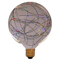 Лампа светодиодная Ретро Sun Lumen G125 Е27 220В 2Вт RGB картинка 